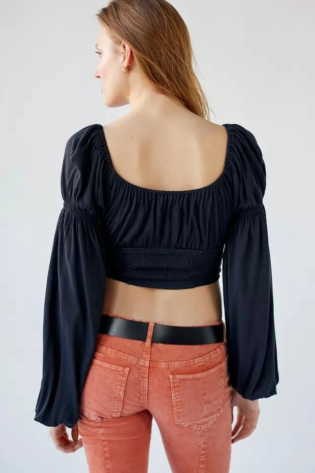 商品Urban Outfitters|UO Elowen Puff Sleeve Blouse,价格¥38,第4张图片详细描述