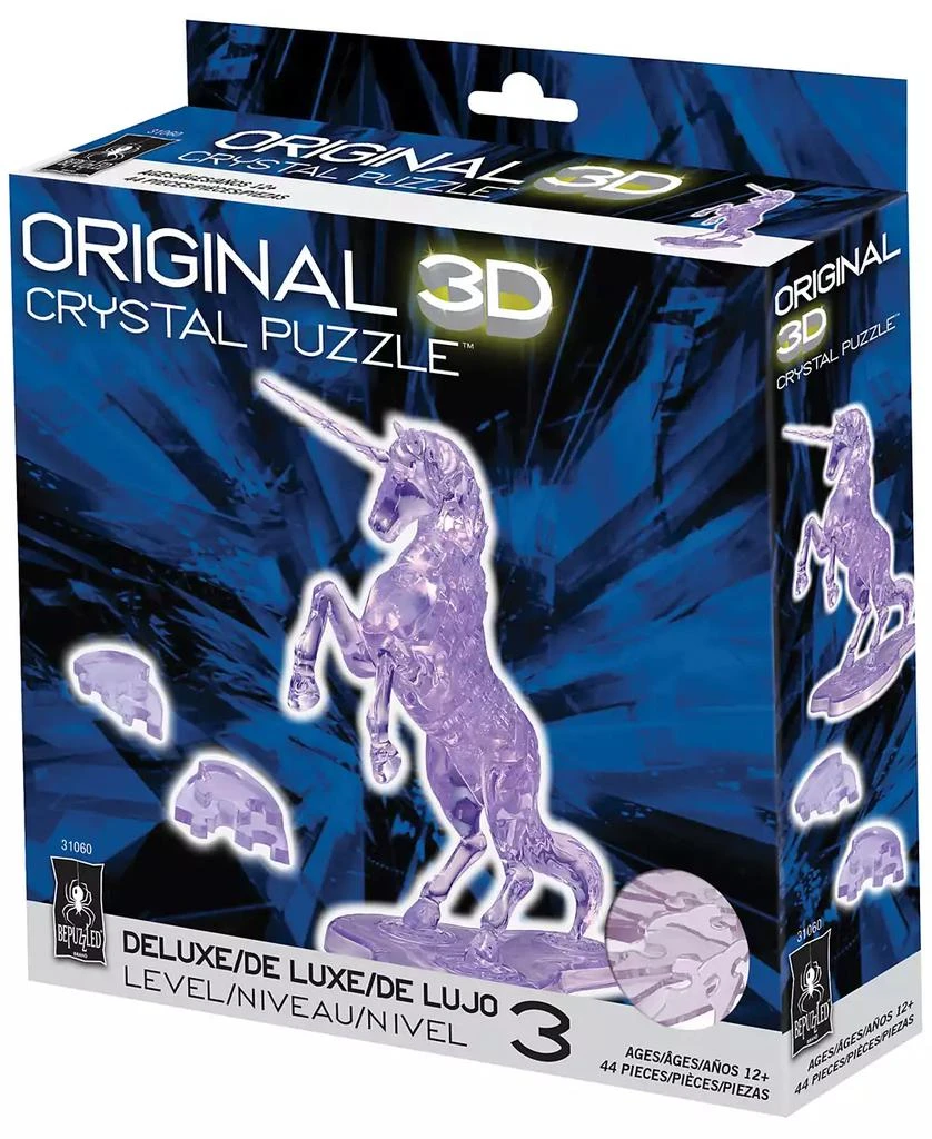 商品BePuzzled|3D Crystal Puzzle - Unicorn - 44 Pieces,价格¥165,第1张图片