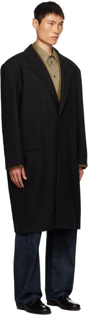 商品Lemaire|Black Button Coat,价格¥6025,第2张图片详细描述