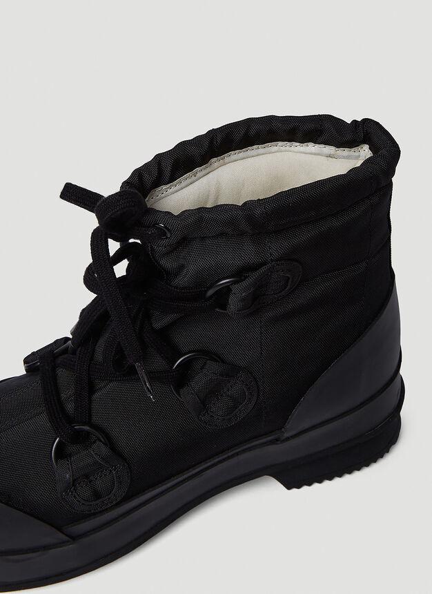 Lace Up Boots in Black商品第8张图片规格展示