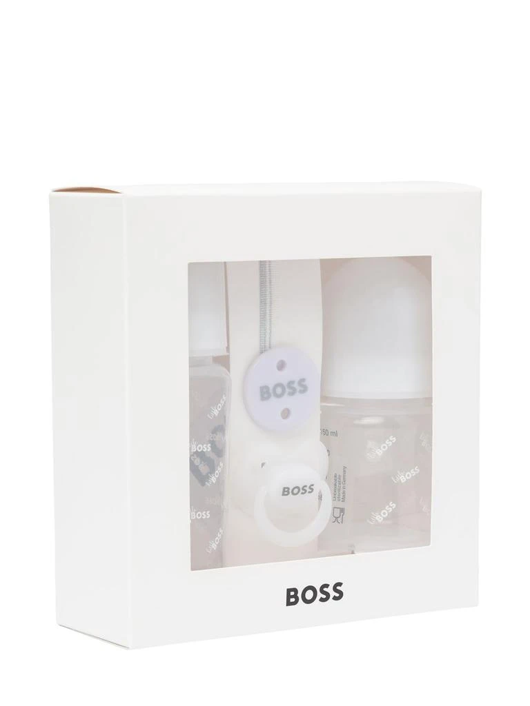 商品Hugo Boss|Set Of 2 Bottles, Pacifier & Clip,价格¥578,第1张图片详细描述