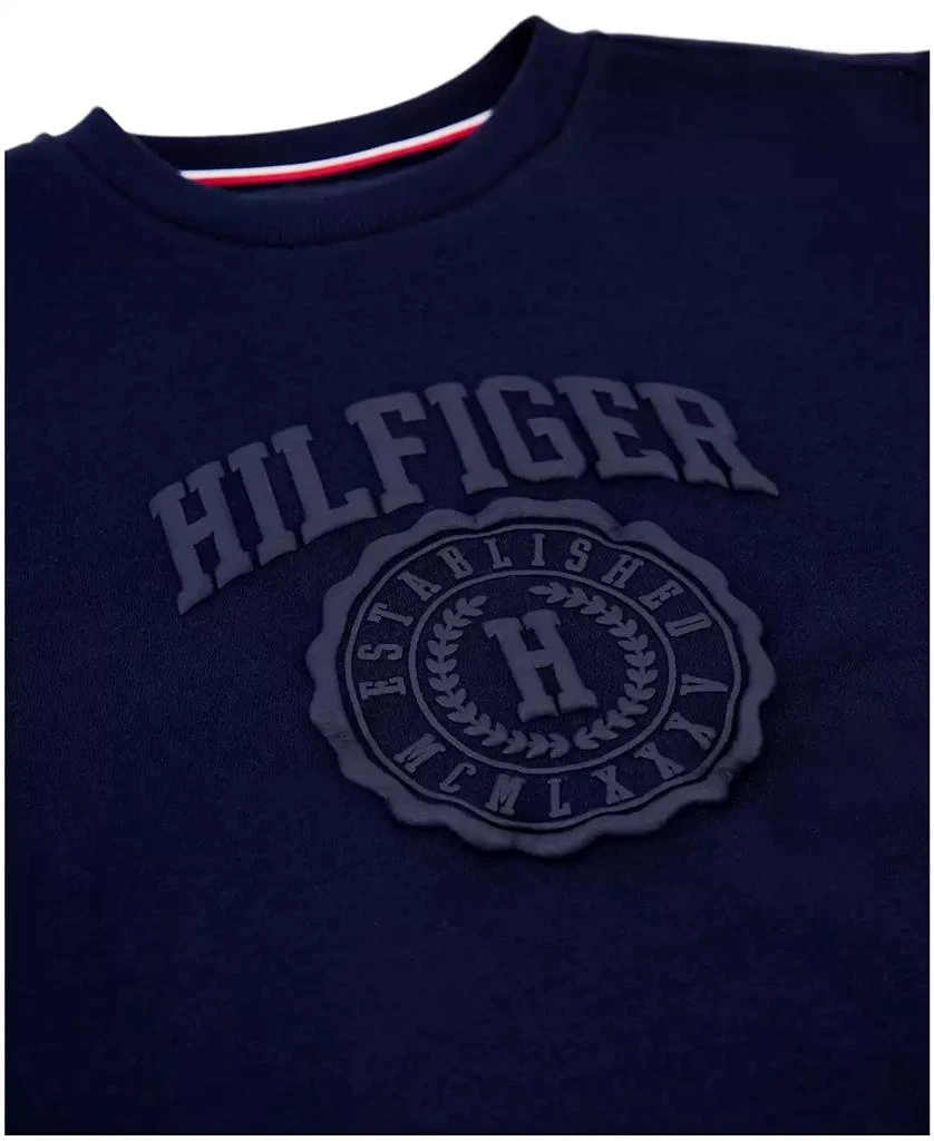 商品Tommy Hilfiger|Toddler and Little Boys Varsity Crewneck Sweatshirt,价格¥112,第3张图片详细描述