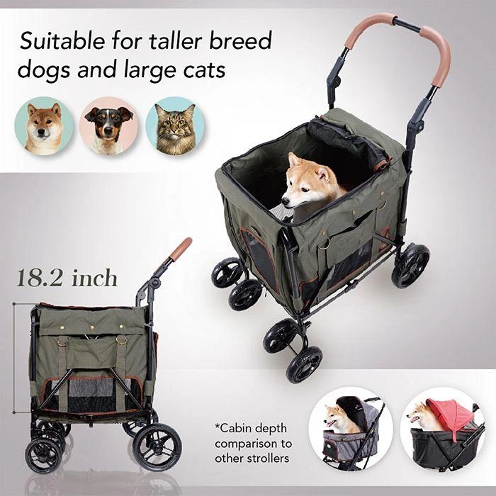 商品Ibiyaya|Collapsible Gentle Giant Pet Wagon,价格¥1808,第4张图片详细描述