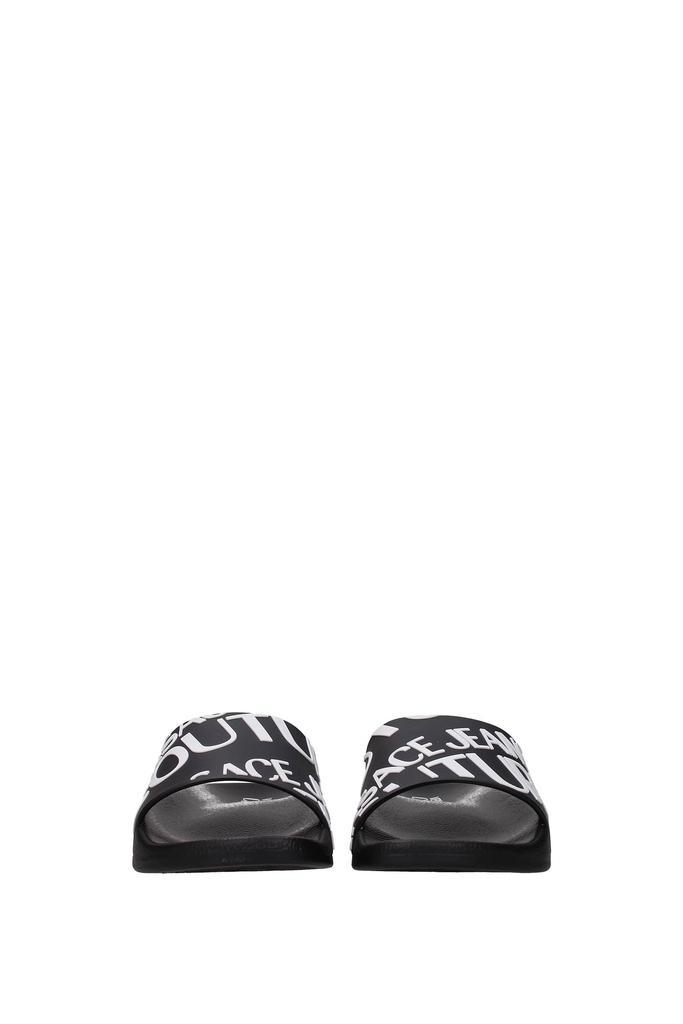 商品Versace|Slippers and clogs couture Rubber Black,价格¥316,第5张图片详细描述