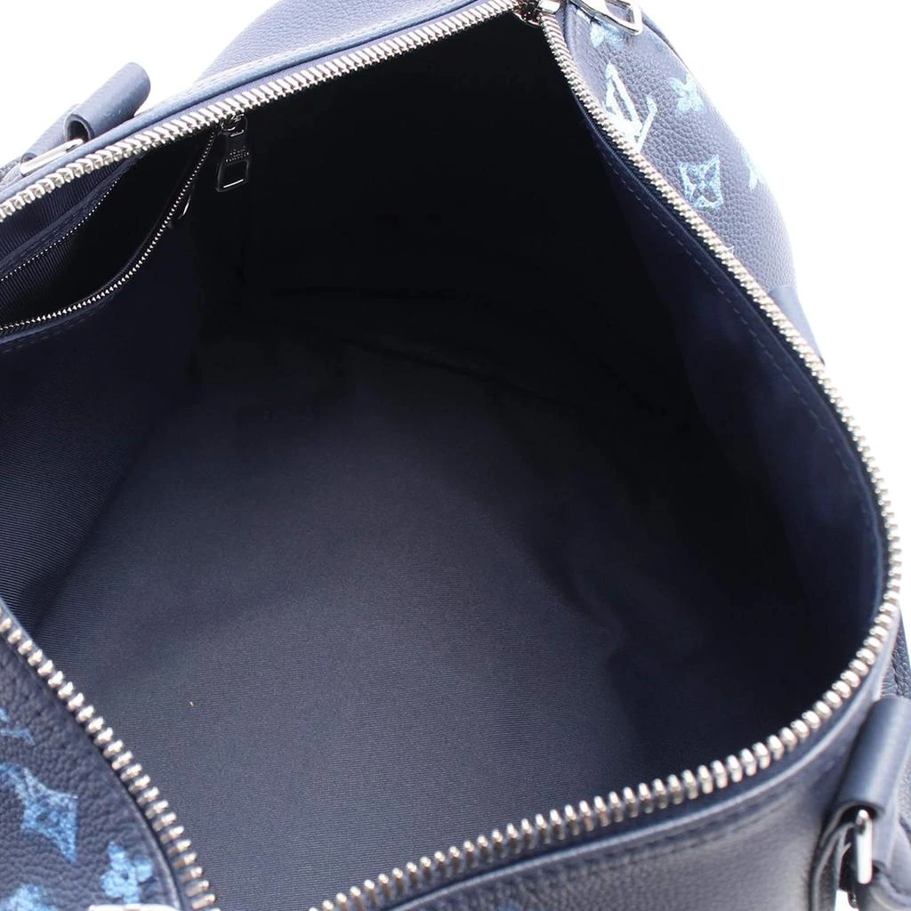商品[二手商品] Louis Vuitton|Louis Vuitton Blue Leather Keepall Bandouliere 40 Handbag,价格¥30256,第3张图片详细描述