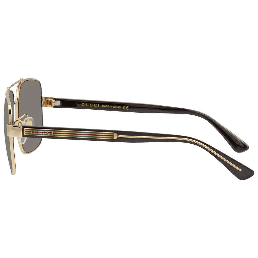 商品Gucci|Grey Navigator Men's Sunglasses GG0529S 001 60,价格¥1648,第3张图片详细描述