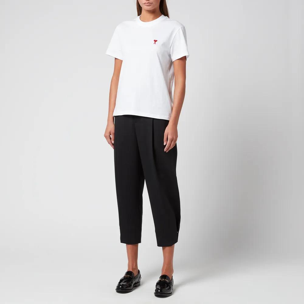 商品AMI|女式 De Coeur系列 T恤 白色,价格¥730,第5张图片详细描述