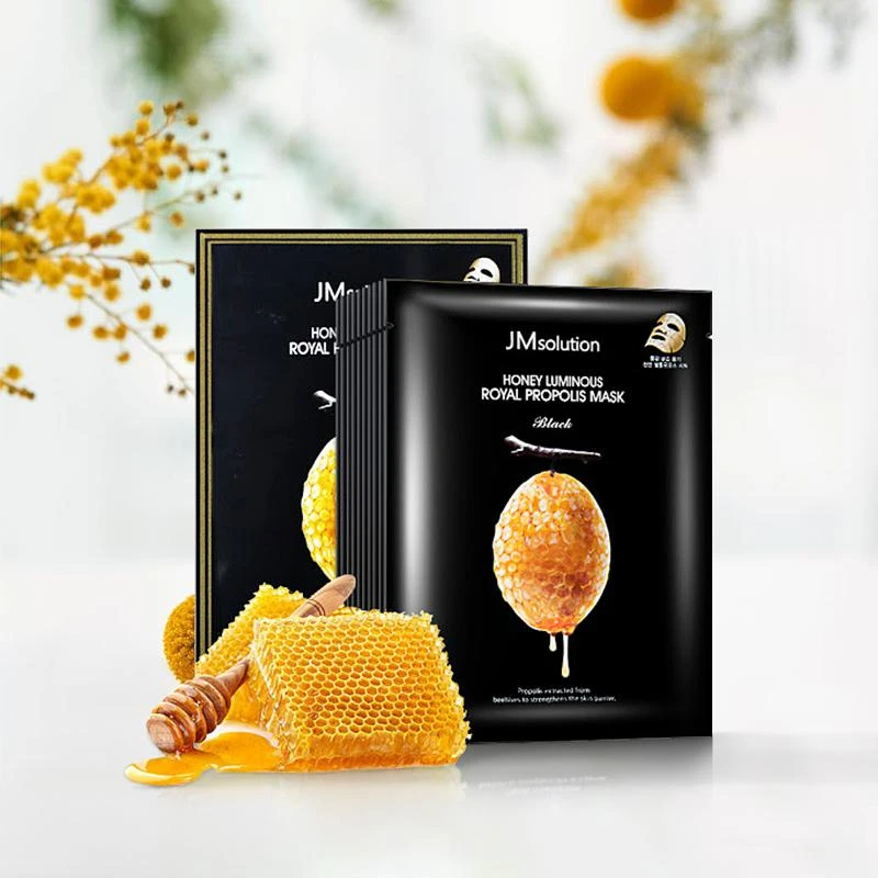 商品[国内直发] JM solution|JM solution肌司研 莹润蜂胶面膜 30ml*10片,价格¥36,第1张图片