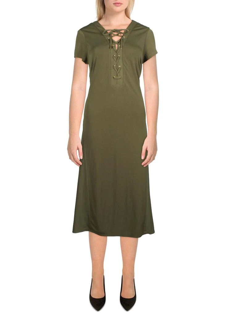 商品Ralph Lauren|Womens Cap Sleeve Long Maxi Dress,价格¥559,第1张图片