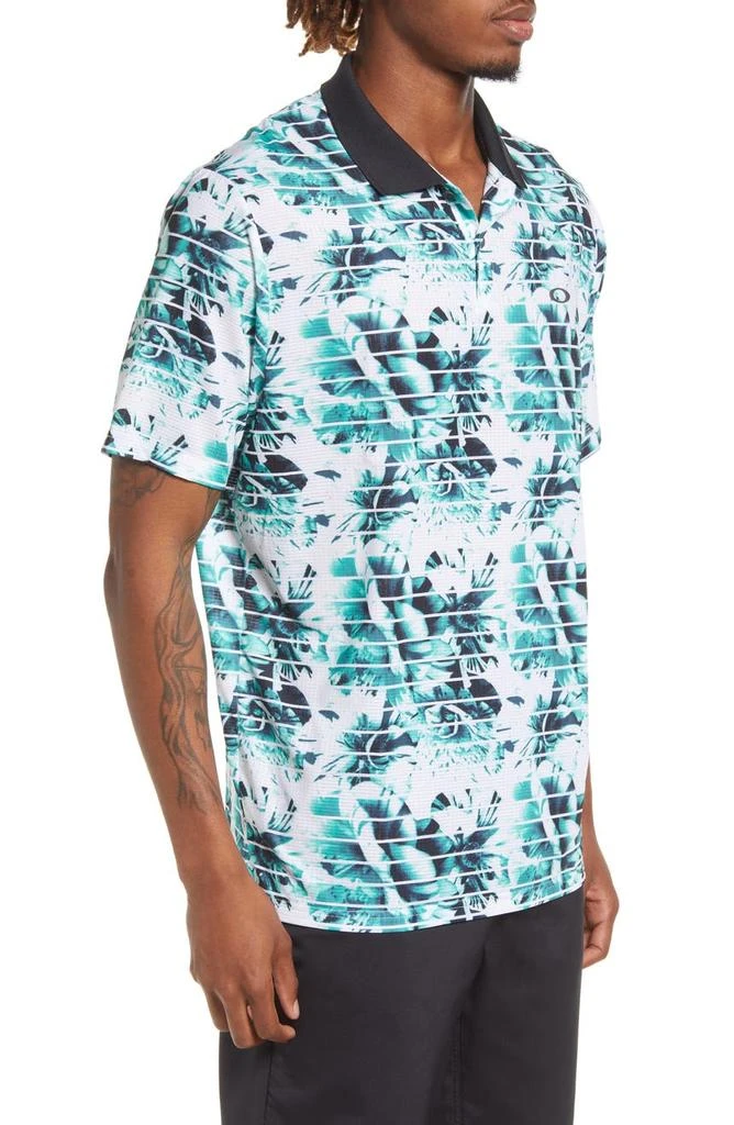 商品Oakley|Floral Print Recycled Polyester Blend Polo,价格¥99,第3张图片详细描述