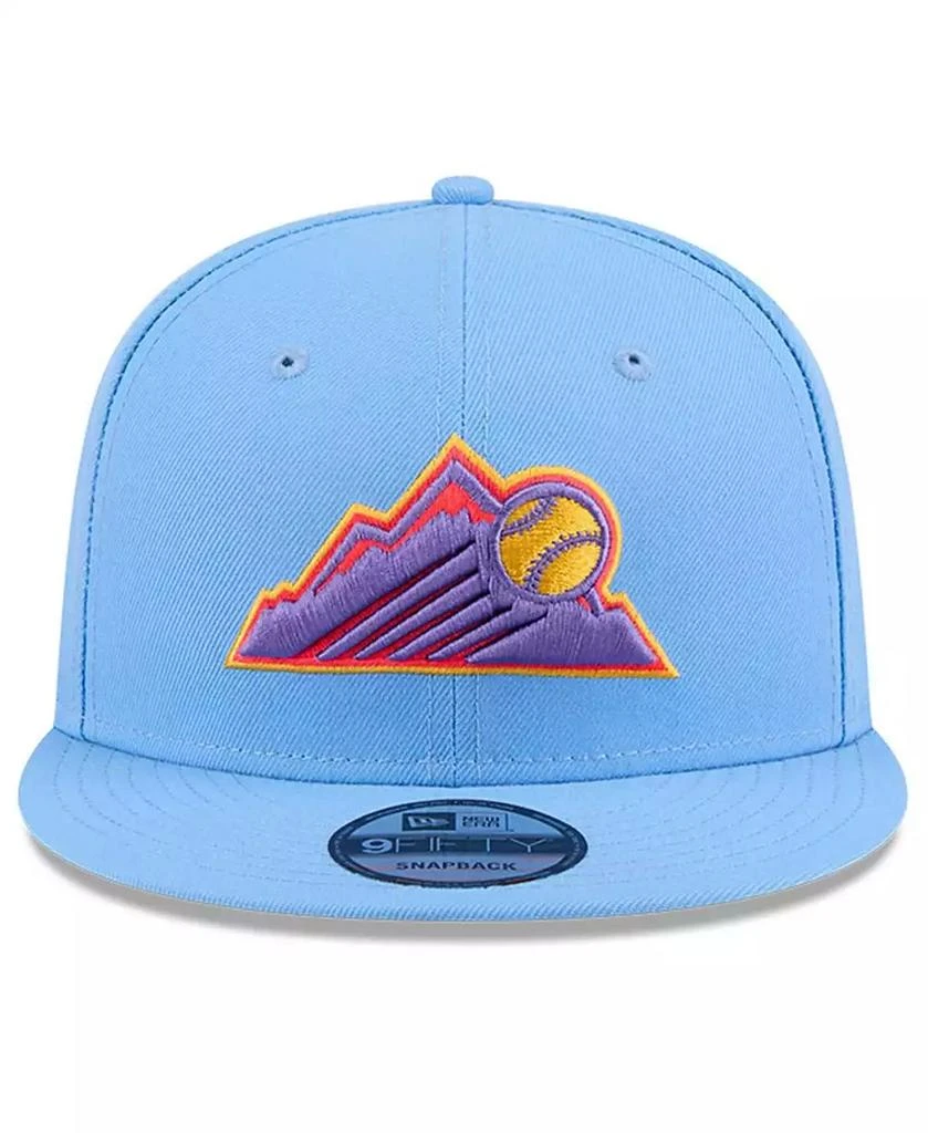 商品New Era|Men's Light Blue Colorado Rockies 2025 City Connect 9FIFTY Snapback Hat,价格¥290,第2张图片详细描述