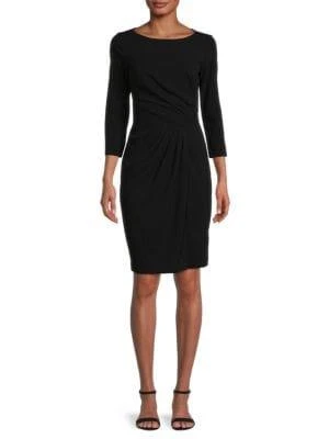 商品Calvin Klein|Solid Pleated Dress,价格¥263,第1张图片