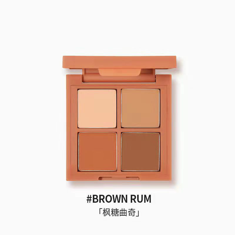 【包邮装】3CE 三熹玉 四色眼影盘 BROWN RUM 枫糖曲奇商品第1张图片规格展示