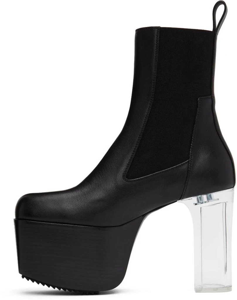 商品Rick Owens|Black Leather Platform Boots,价格¥4293,第3张图片详细描述