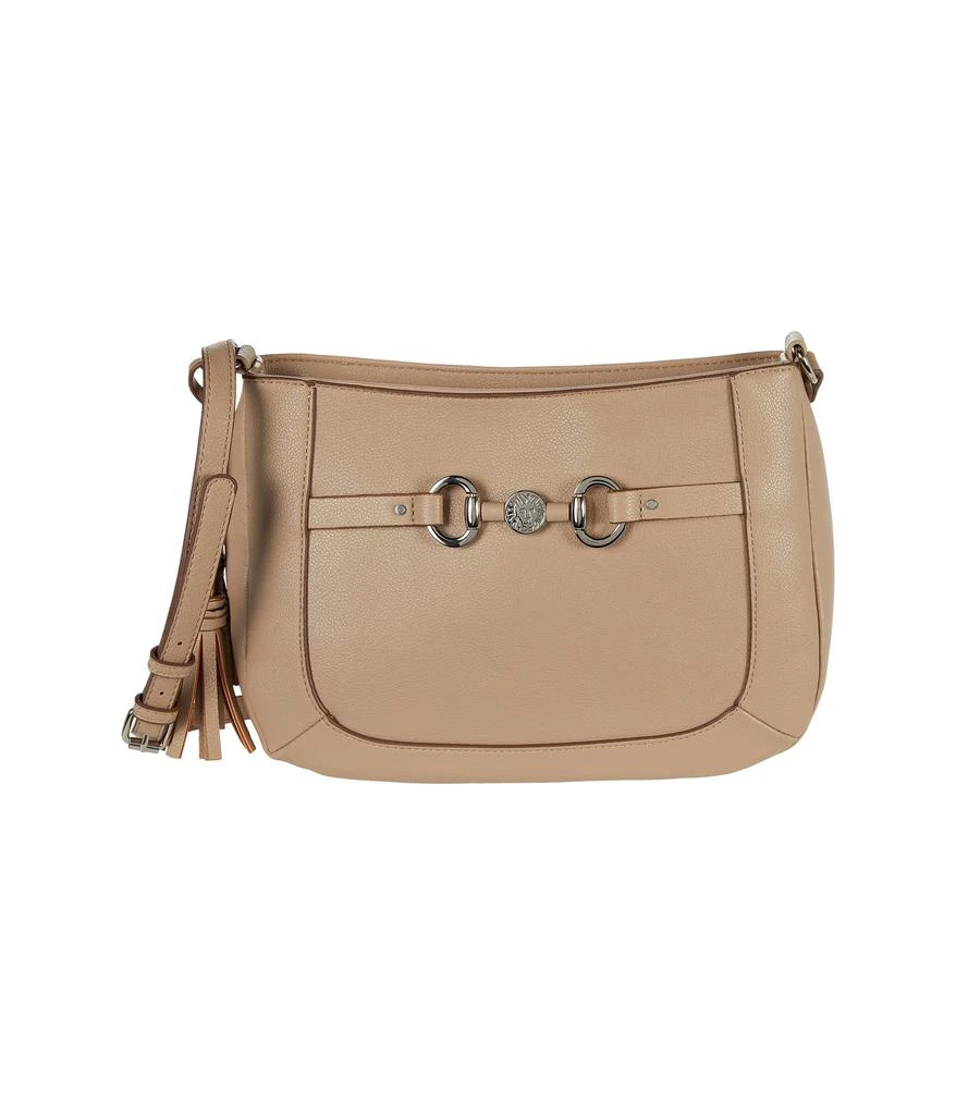 商品Anne Klein|Rounded Crossbody with Horse Bit,价格¥205,第1张图片