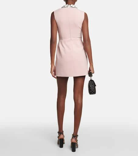 商品RED Valentino|缀饰卡迪面料迷你连衣裙,价格¥3124,第3张图片详细描述