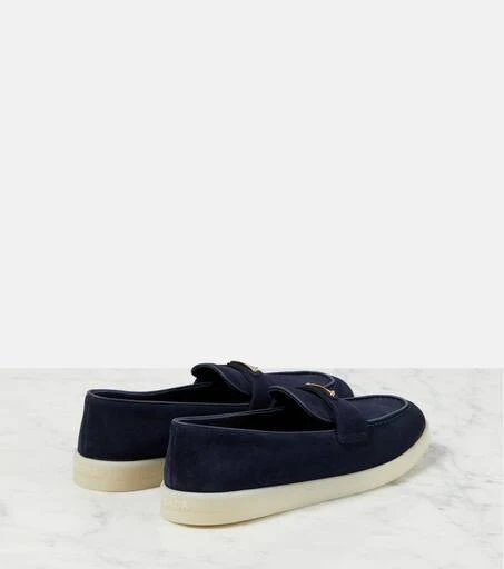商品Prada|Saint Tropez绒面革乐福鞋,价格¥10254,第3张图片详细描述