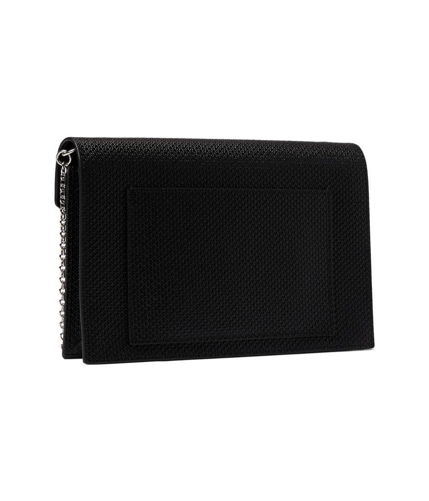 商品Lacoste|Leather Envelope Clutch with Chain Shoulder Strap,价格¥772,第4张图片详细描述