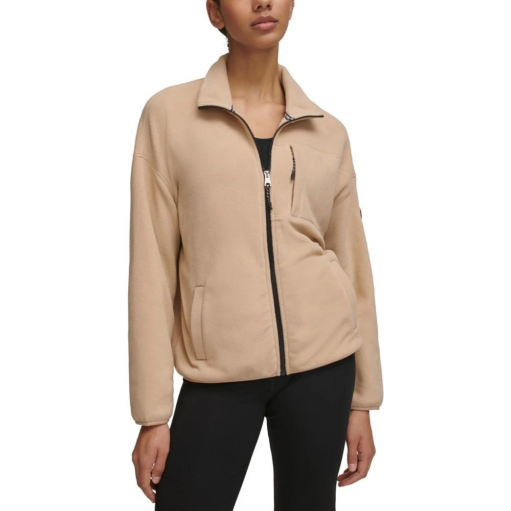 商品Tommy Hilfiger|Women's Fleece Zip-Front Jacket,价格¥534,第4张图片详细描述