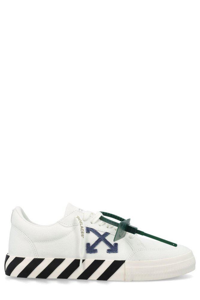 商品Off-White|Off-White Vulcanized Lace-Up Sneakers,价格¥1427-¥1646,第1张图片
