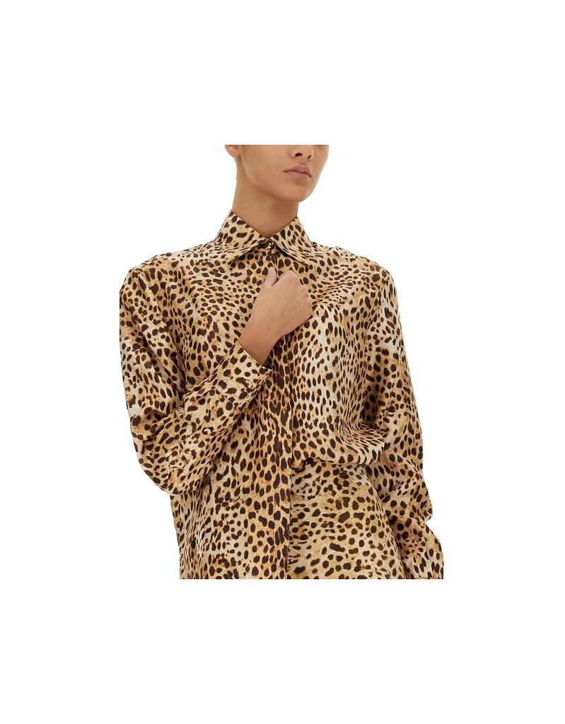 商品Roberto Cavalli 罗伯托卡瓦利|Ocelot Print Shirt,价格¥3953,第3张图片详细描述