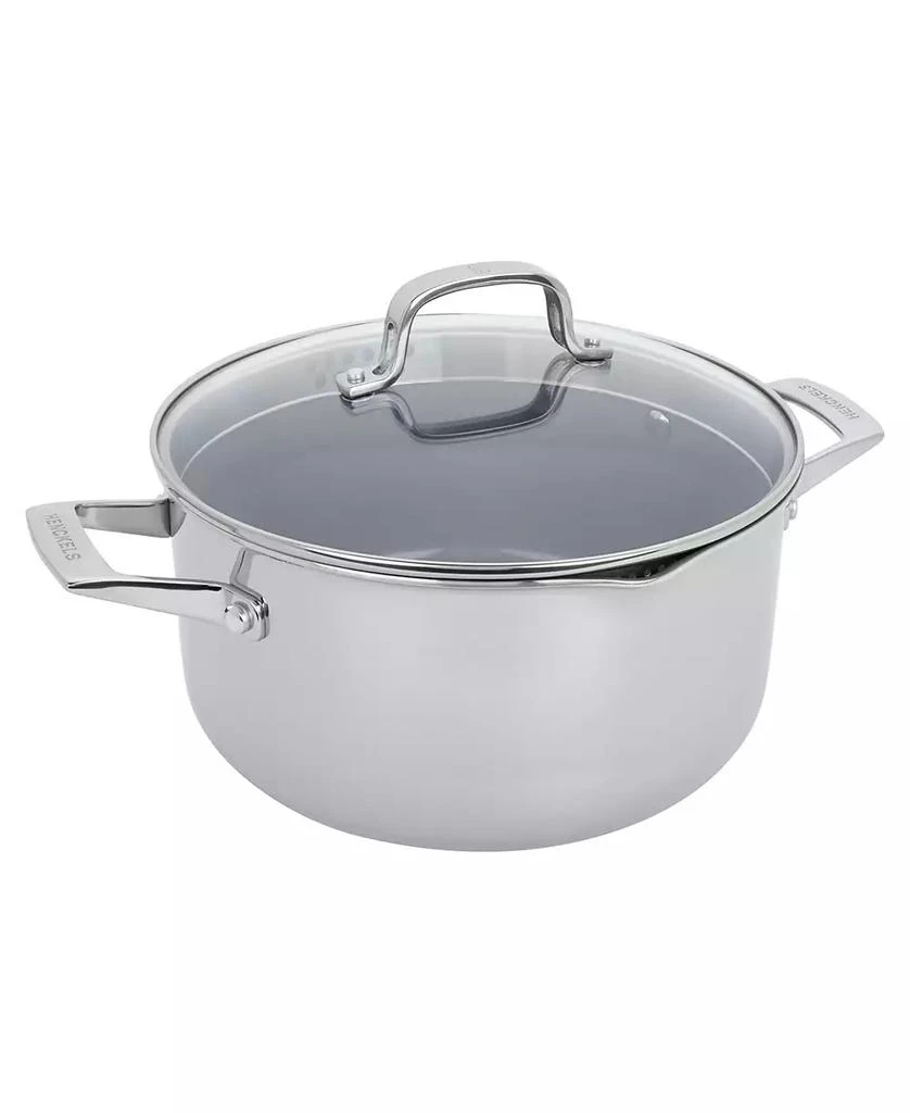 商品ZWILLING|HENCKELS CLAD H3 Ceramic Nonstick 10 Pc Stainless Steel Ceramic Nonstick Cookware Set,价格¥2316,第5张图片详细描述