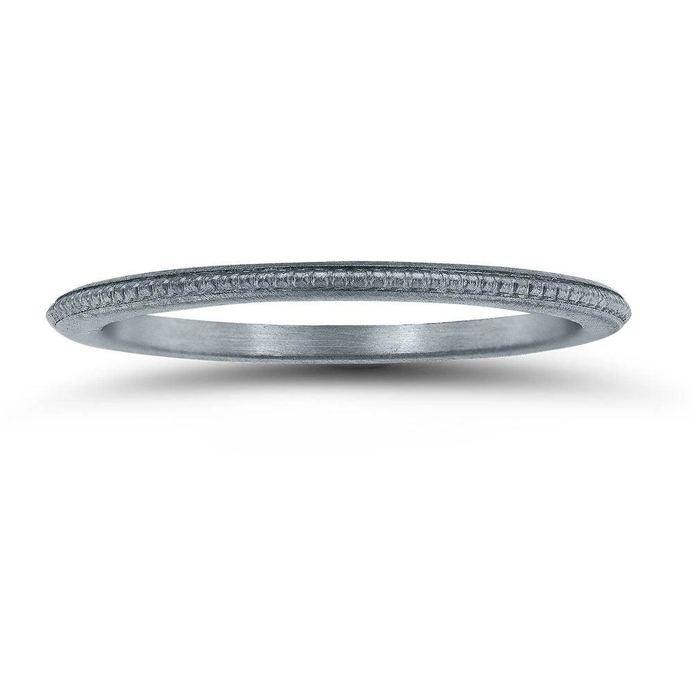 商品SSELECTS|1Mm Coin Edge Thin Wedding Band In 14K White Gold,价格¥1183,第1张图片