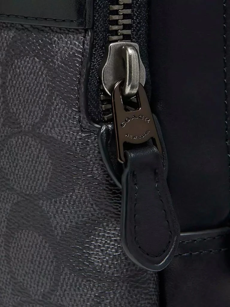 商品Coach|Gotham Leather & Coated Canvas Logo Backpack,价格¥2908,第3张图片详细描述