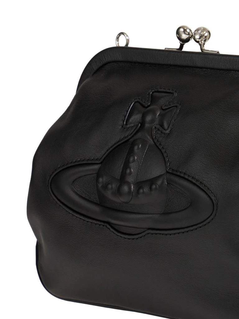 商品Vivienne Westwood|Vivienne Injected Orb Leather Clutch,价格¥3668,第3张图片详细描述