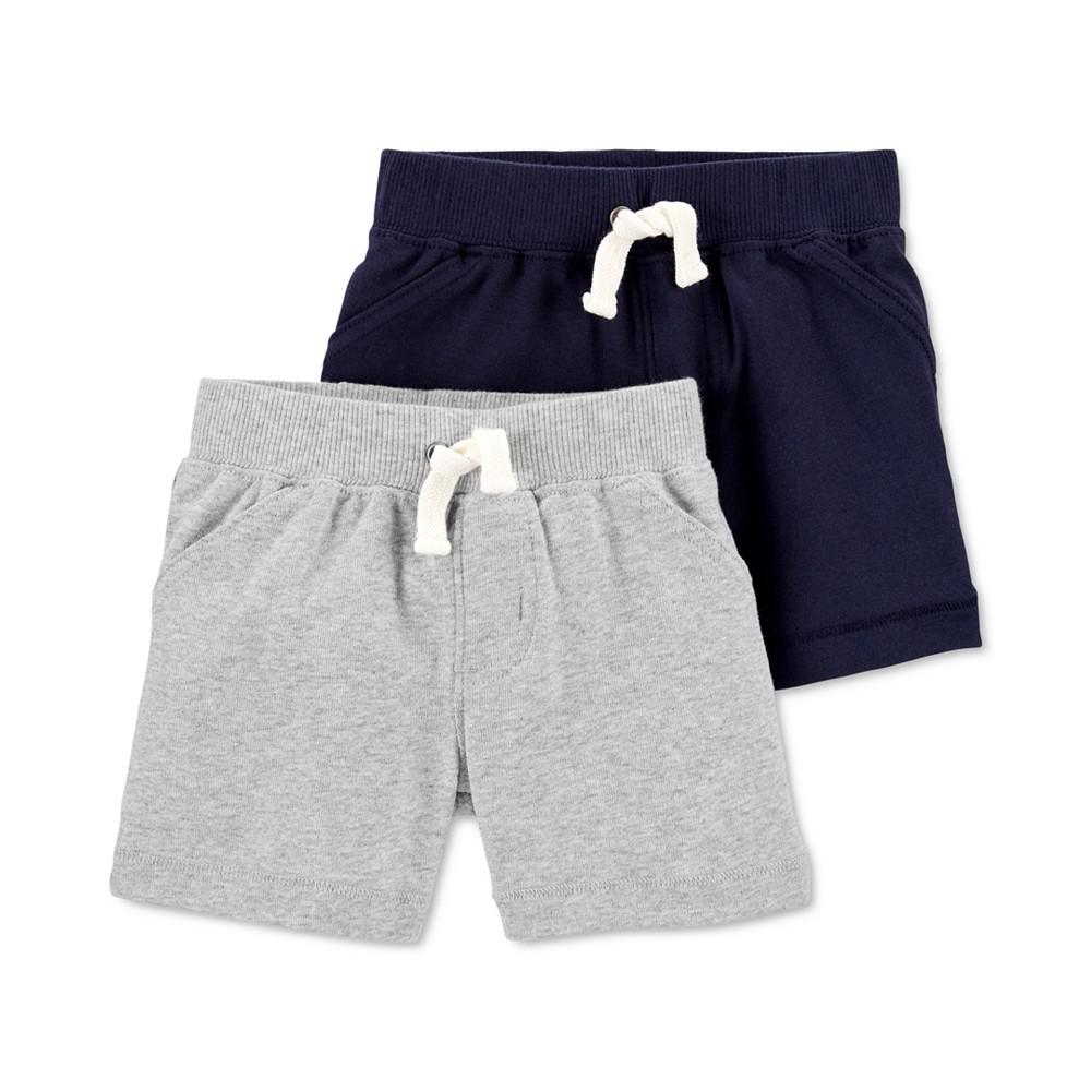 Baby Boys 2-Pack Pull-On Shorts商品第1张图片规格展示