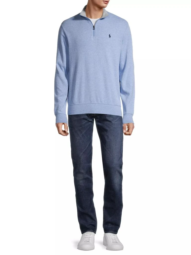 商品Ralph Lauren|Luxury Jersey Quarter-Zip Sweater,价格¥475,第2张图片详细描述