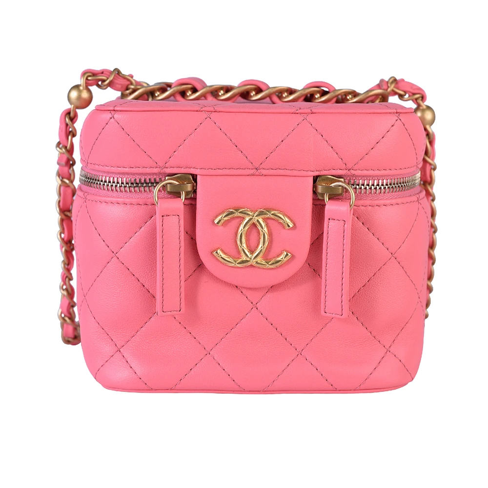 商品[国内直发] Chanel|CHANEL 女士粉色小牛皮单肩包 AS3228-B08008-NH621,价格¥47962,第1张图片