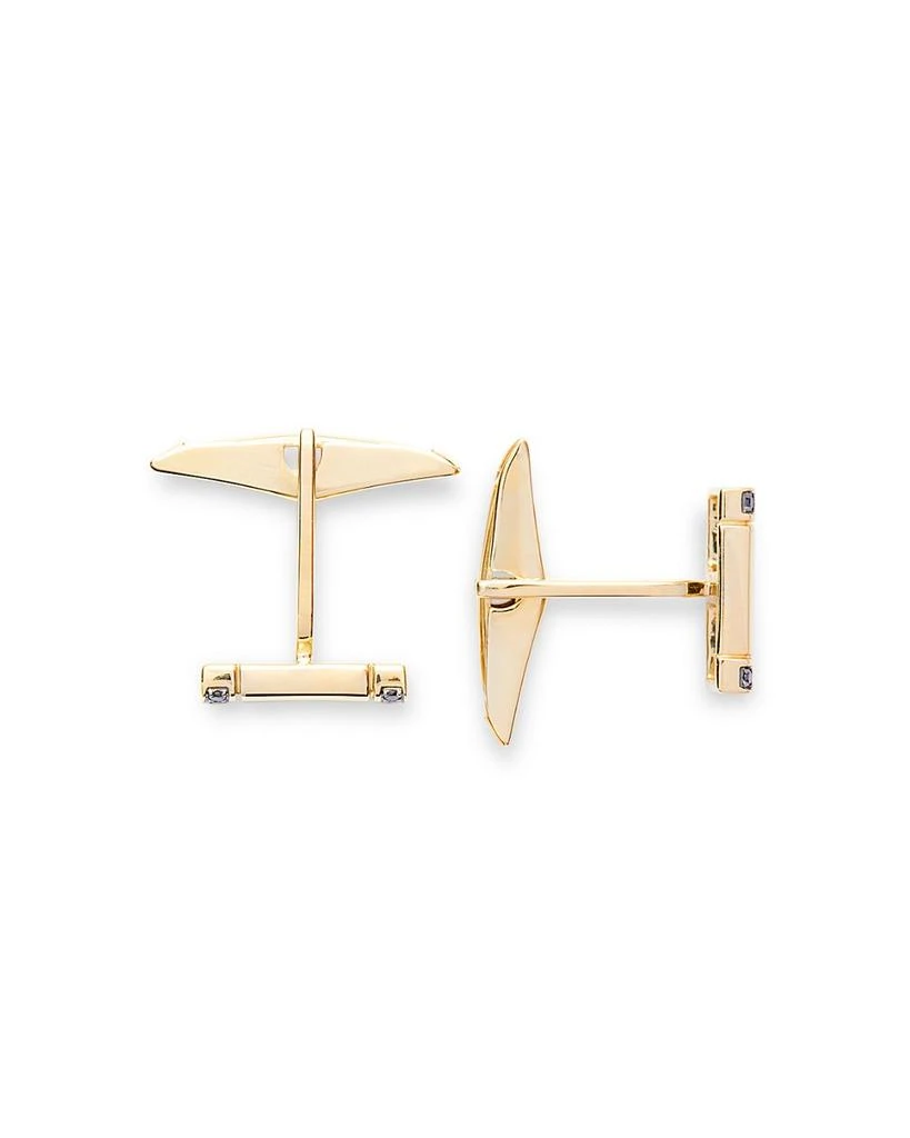 Men's Black Diamond Cufflinks in 14K Gold, 0.15 ct. t.w. 商品