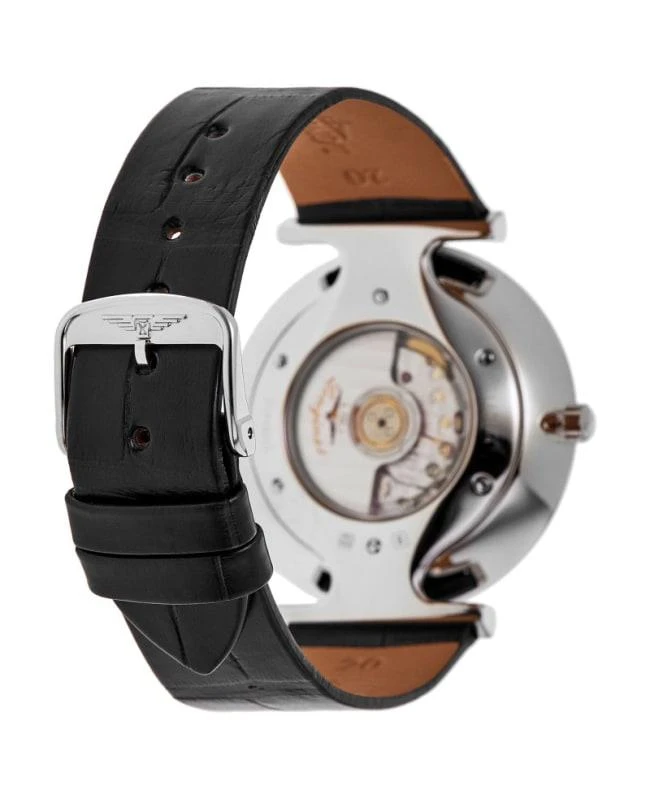 商品Longines|Longines La Grande Classique Automatic Black Dial Leather Strap Unisex Watch L4.918.4.51.2,价格¥8926,第4张图片详细描述