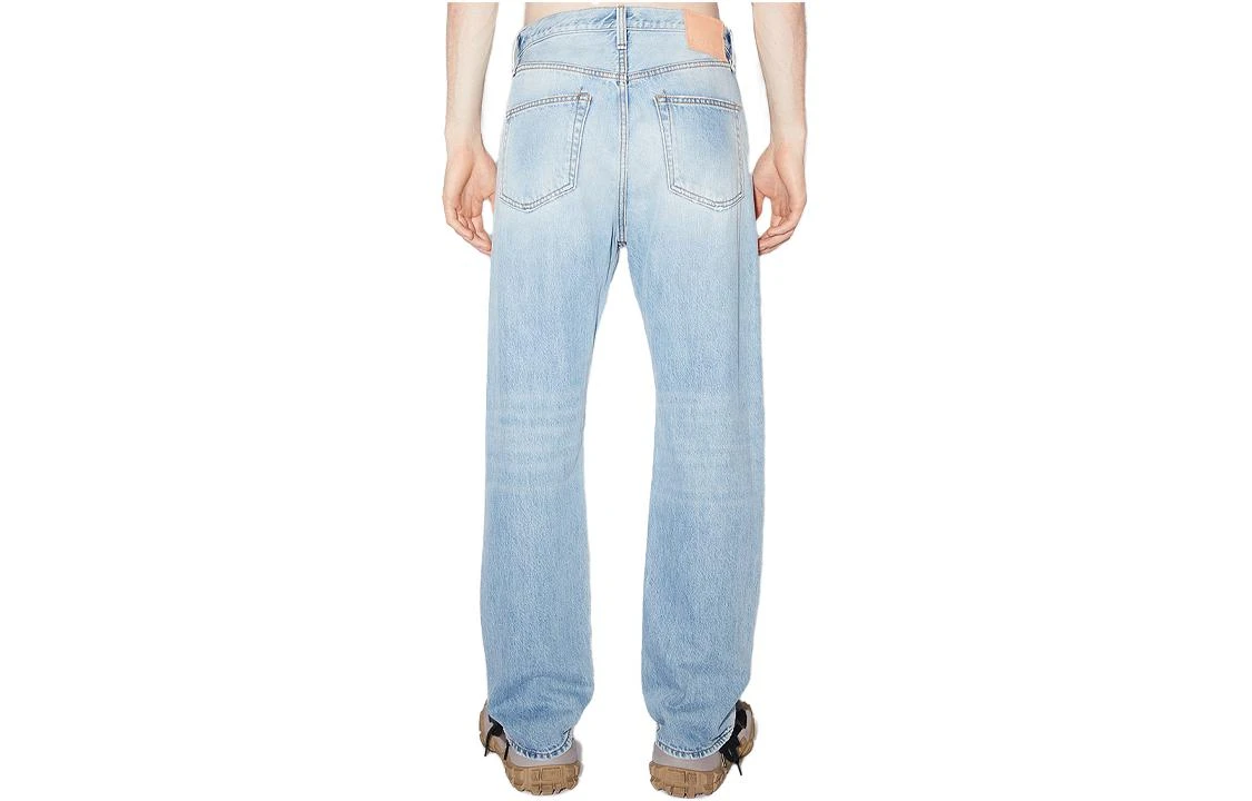 商品[国内直发] Acne Studios|SS23 丹宁系列 cleanfit复古直筒低腰牛仔裤 2003 男款 淡蓝色,价格¥3383,第3张图片详细描述