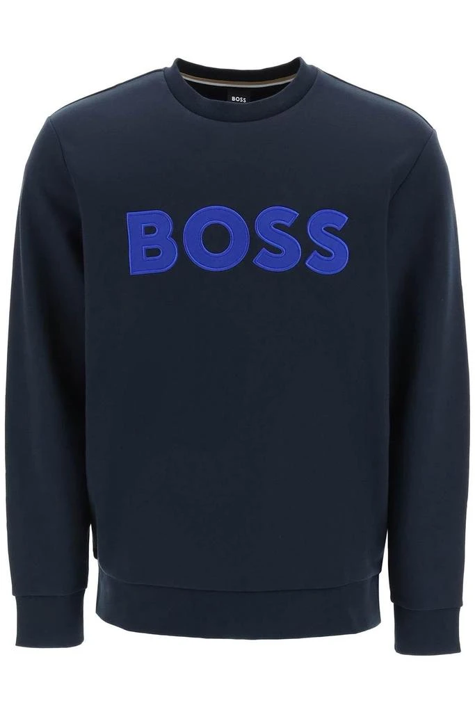 商品Hugo Boss|PATCH LOGO CREW-NECK SWEATSHIRT,价格¥452,第1张图片