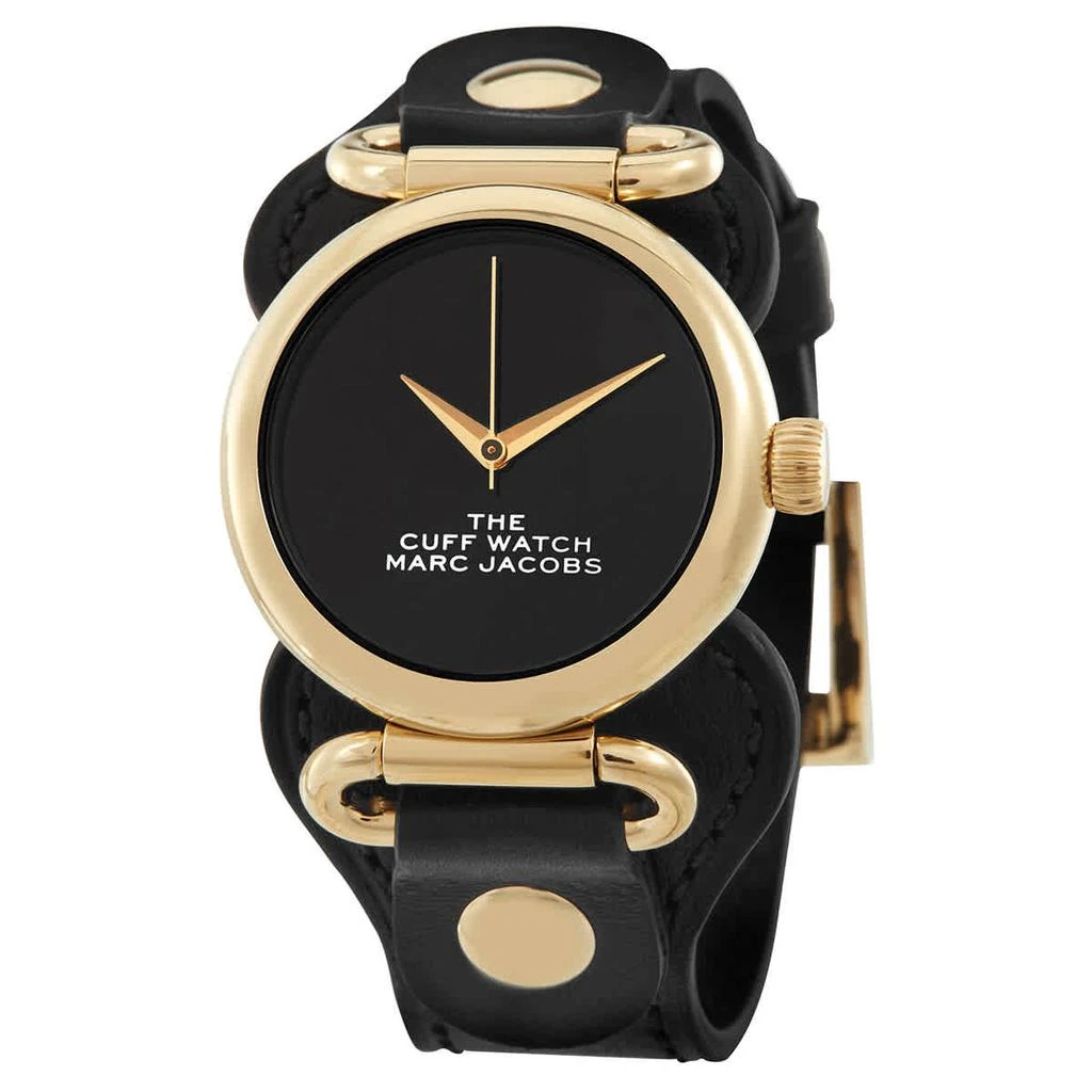 商品Marc Jacobs|The Cuff Quartz Black Dial Ladies Watch MJ0120179287,价格¥413,第1张图片