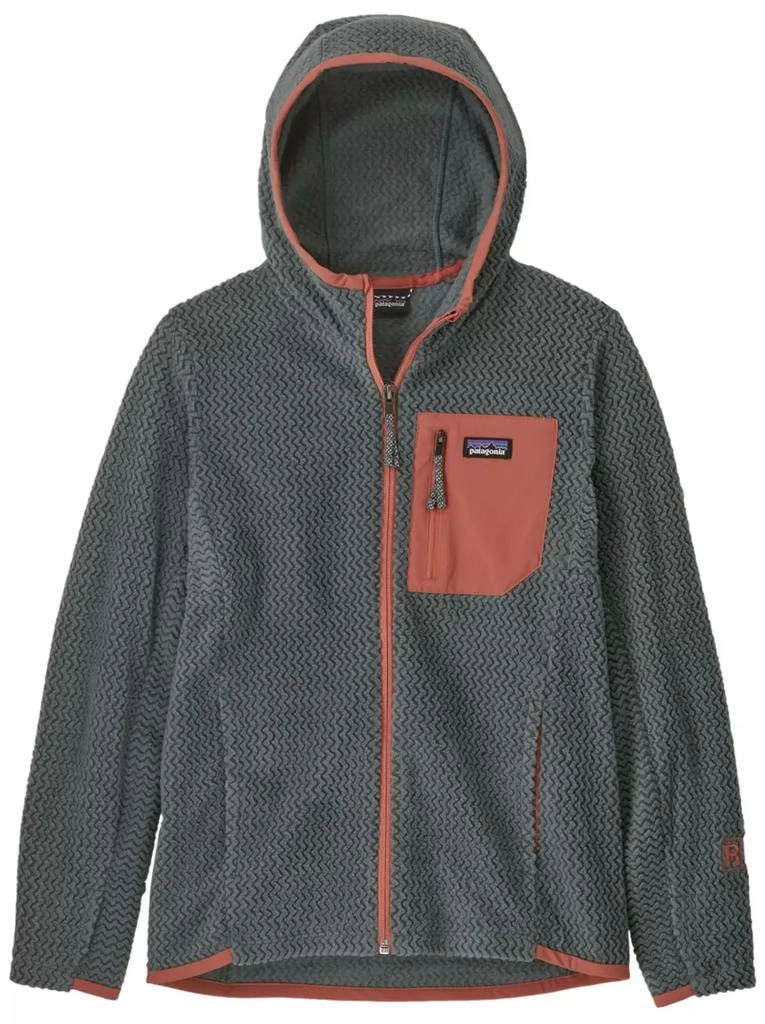 商品Patagonia|Patagonia Boys' R1 Air Full-Zip Hooded Jacket,价格¥840,第1张图片详细描述