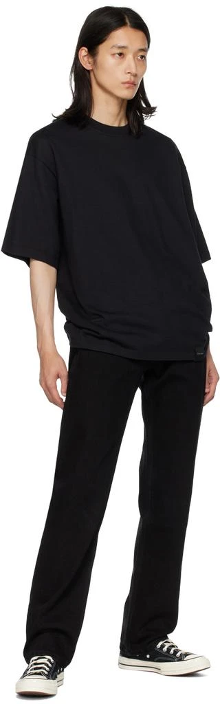 商品Calvin Klein|Black Straight Fit Jeans,价格¥887,第4张图片详细描述