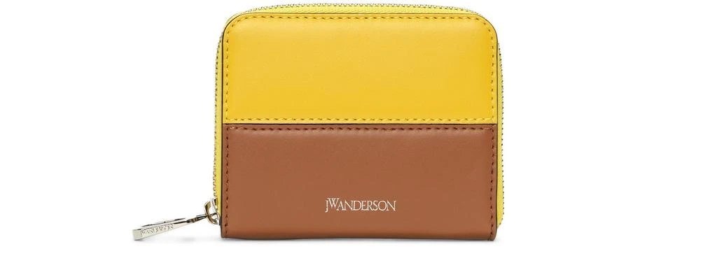 商品JW Anderson|Leather coin wallet with JWA puller,价格¥2737,第1张图片