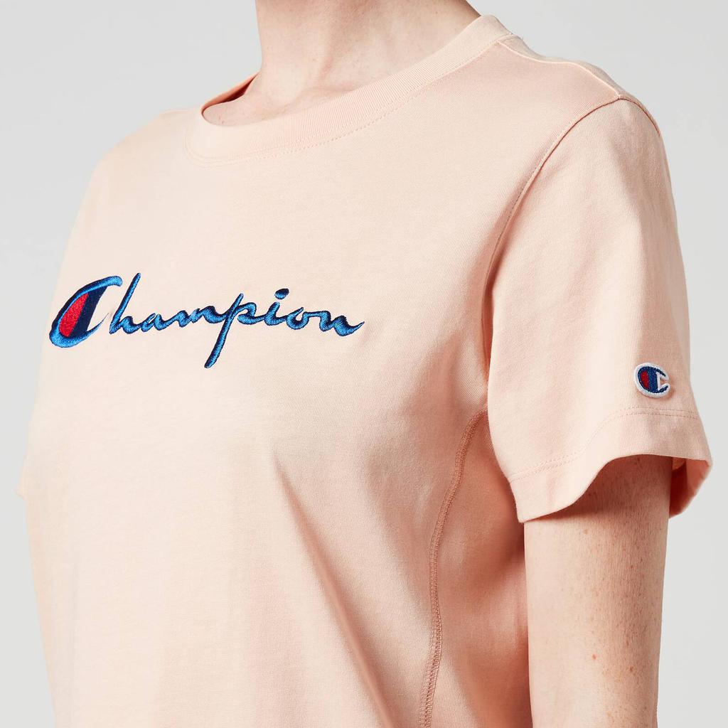 Champion Women's Crewneck T-Shirt - Pink商品第3张图片规格展示