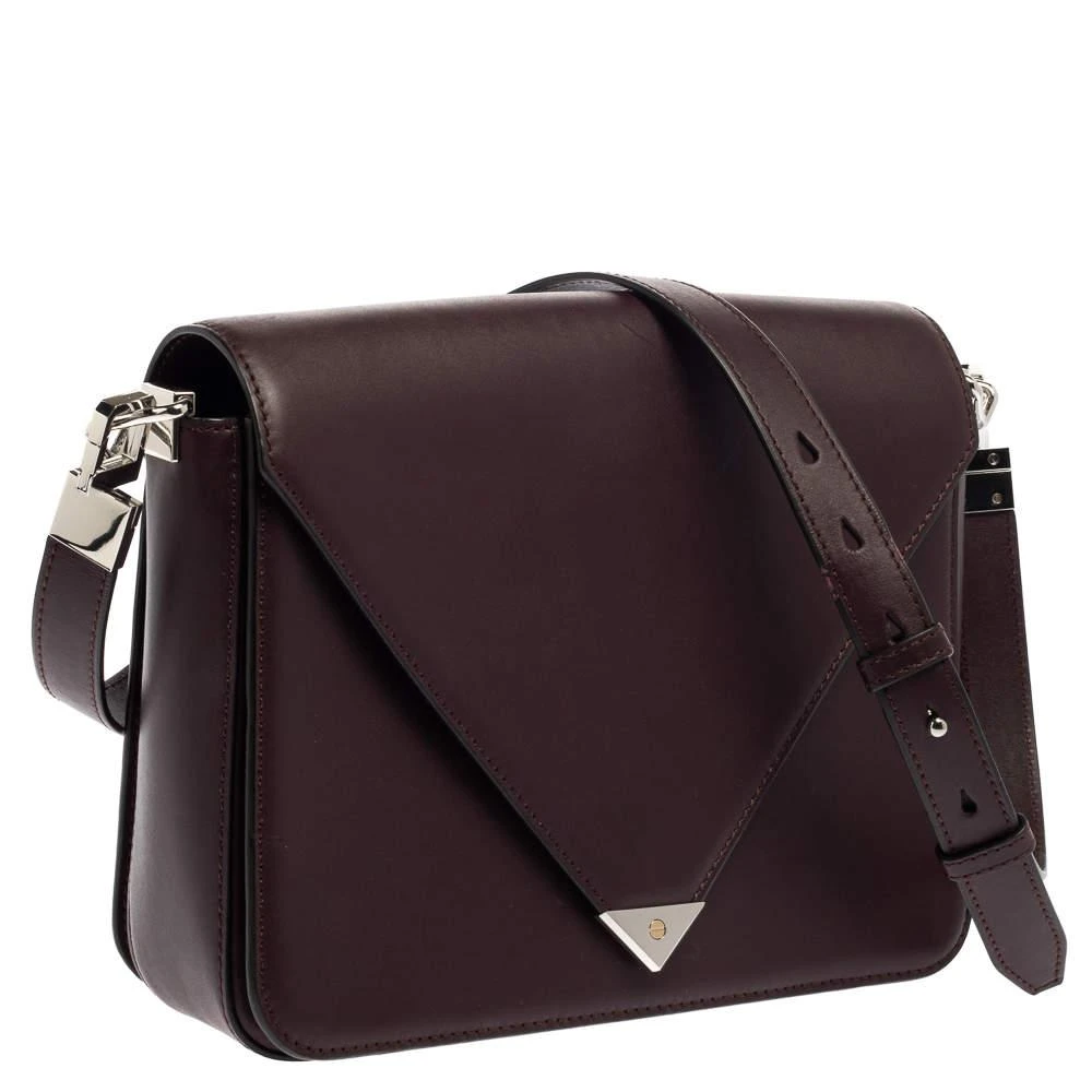 商品[二手商品] Alexander Wang|Alexander Wang Dark Plum Leather Prisma Envelope Shoulder Bag,价格¥2150,第3张图片详细描述