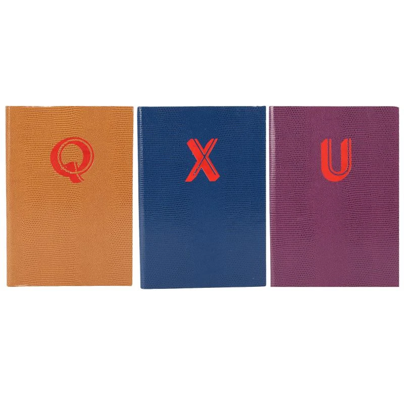 商品Sloane Stationery|Letter q u and x designer notebooks set,价格¥1197,第1张图片