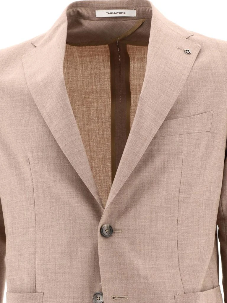 商品TAGLIATORE|Single-Breasted Wool Suit Suits Beige,价格¥8077,第3张图片详细描述