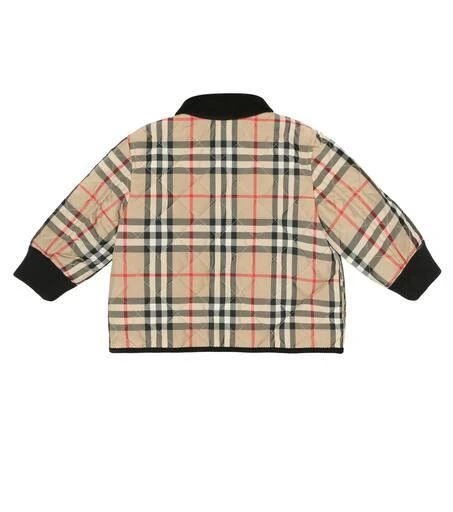 商品Burberry|Baby checked quilted jacket,价格¥2792,第4张图片详细描述