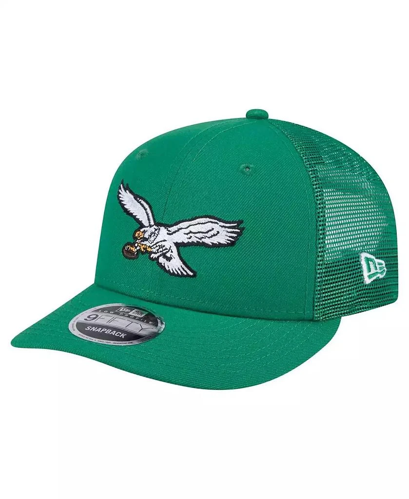 商品New Era|Men's Kelly Green Philadelphia Eagles Low Profile 9FIFTY Snapback Hat,价格¥259,第1张图片
