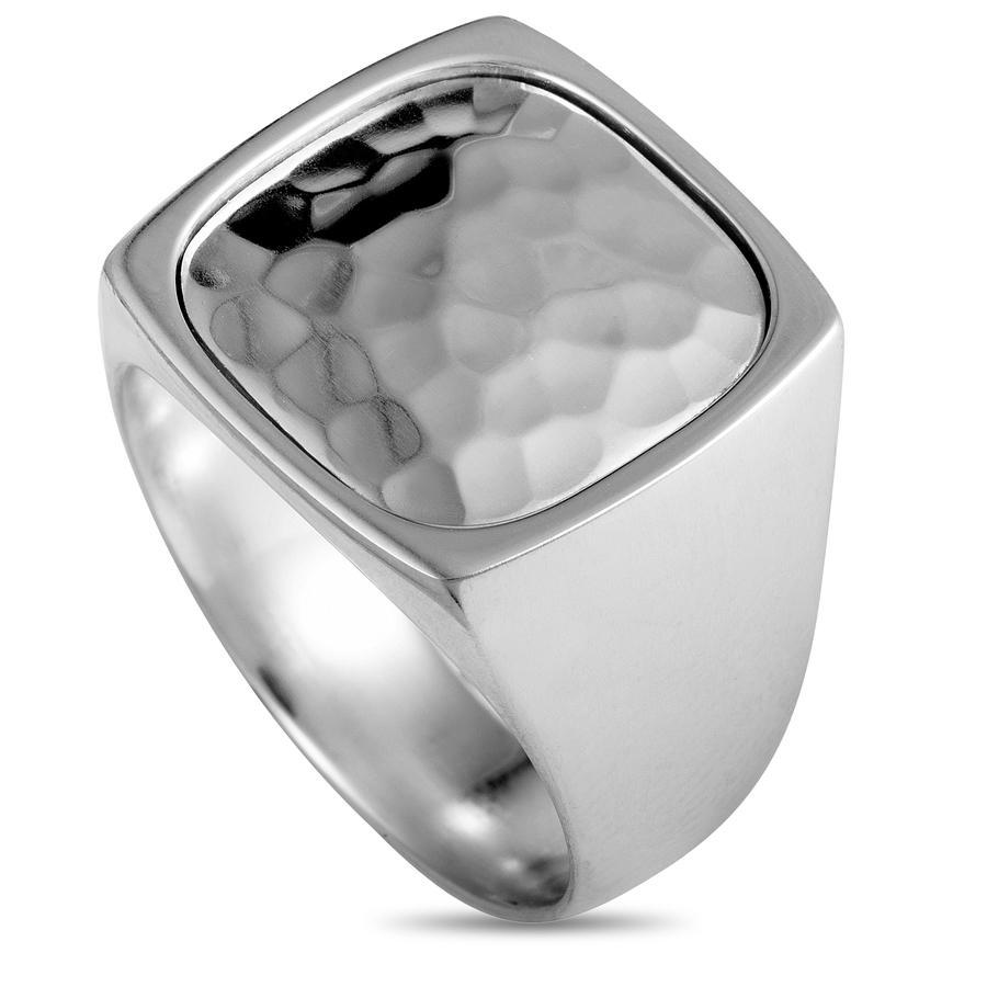 商品Georg Jensen|Georg Jensen Smithy Signet Silver Band Ring,价格¥461,第1张图片