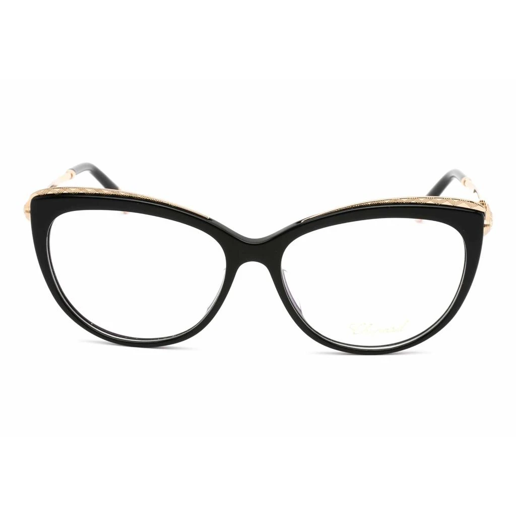 商品Chopard|Chopard Women's Eyeglasses - Black Cat Eye Frame Clear Demo Lens | VCH276S 0700,价格¥1495,第2张图片详细描述