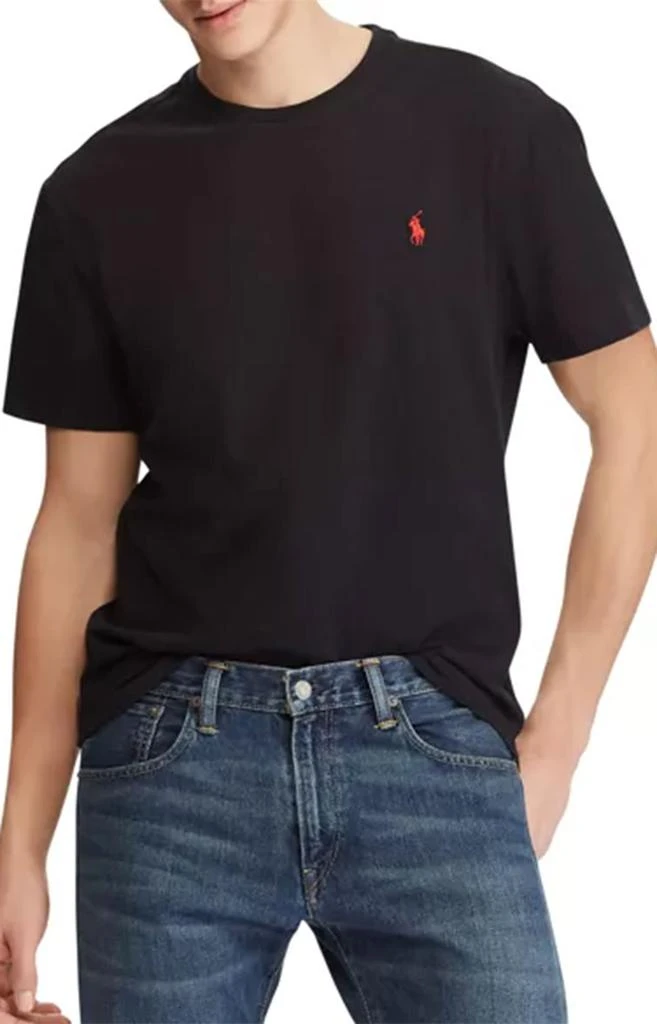 商品Ralph Lauren|Classic Fit Crewneck T-Shirt - Black ,价格¥98,第1张图片