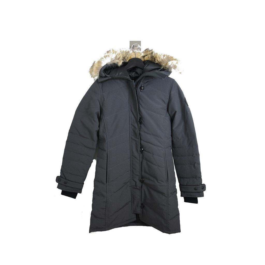 商品Canada Goose|Canada Goose Ladies Lorette Parka Black Label Graphite,价格¥8280,第1张图片